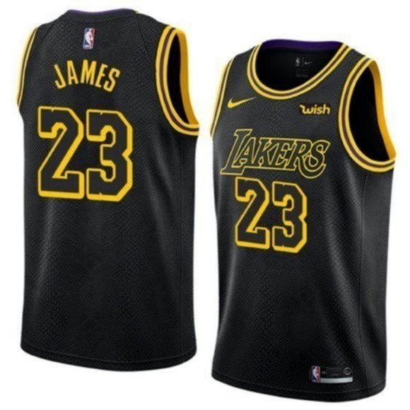 yellow and black nba jersey